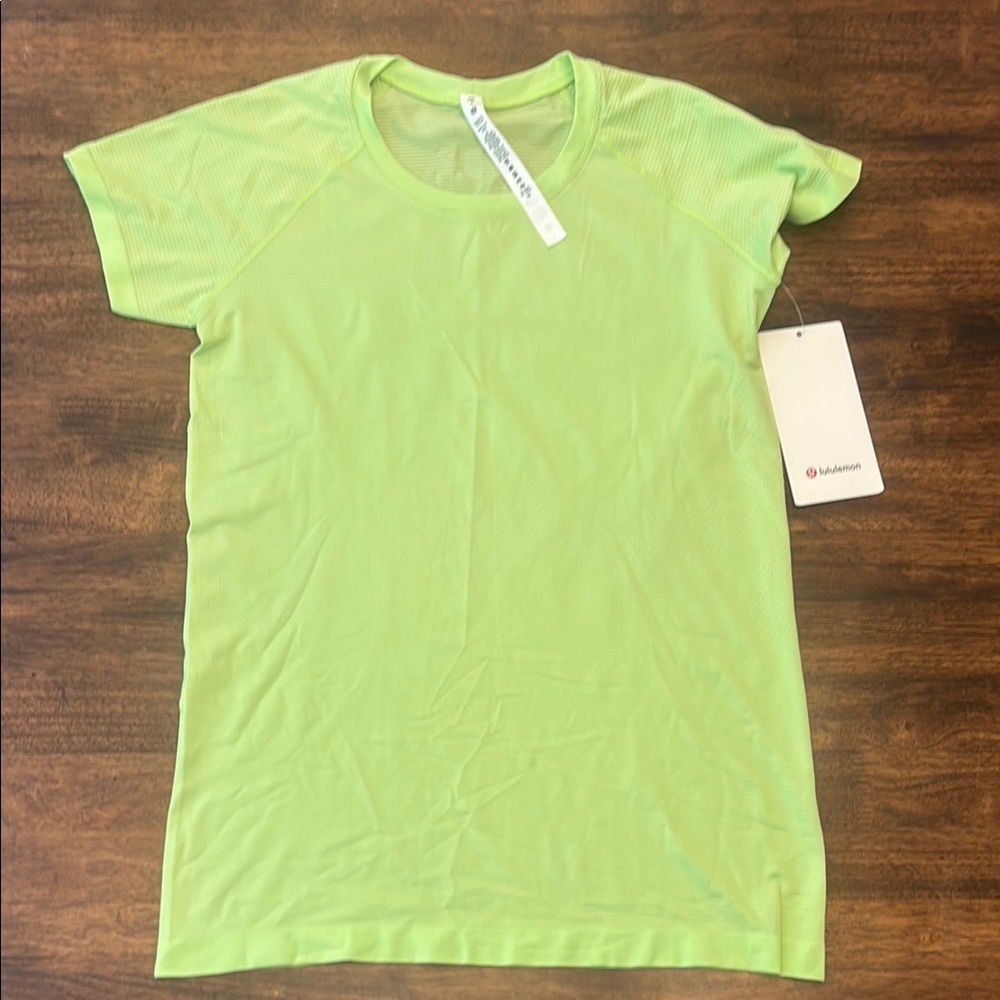 Lululemon Athletica Lime Green- Swiftly Tech Short Sleeve 2.0